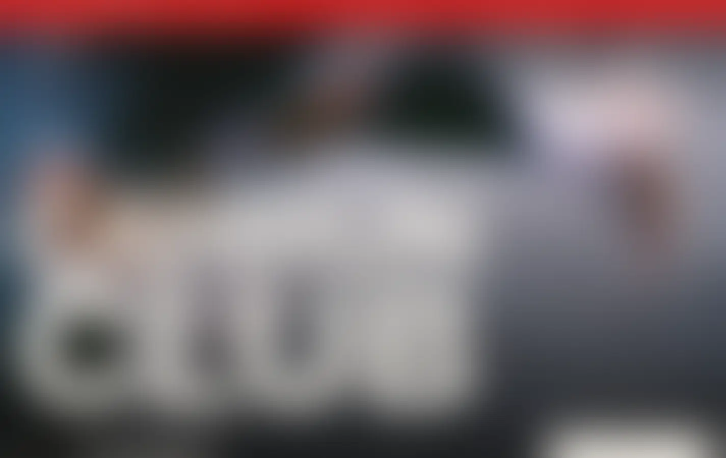 Web de un club de correr, todavía en proceso (imagen desenfocada)